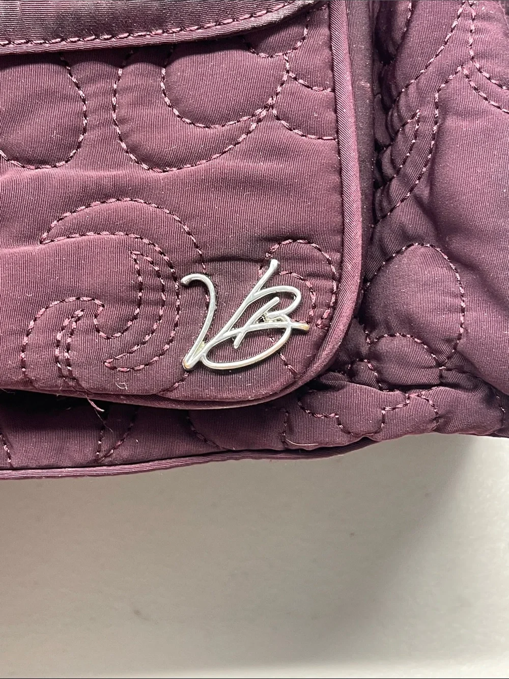 Vera‎ Bradley Quilted Women's Shoulder Diaper Bag, Plum
